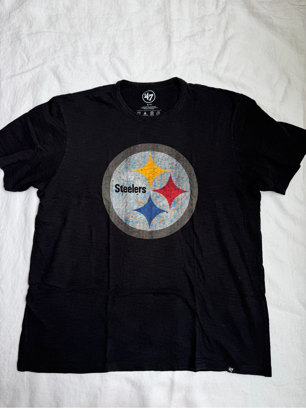 ’47 Brand Pittsburgh Steelers Scrum Slub T-Shirt